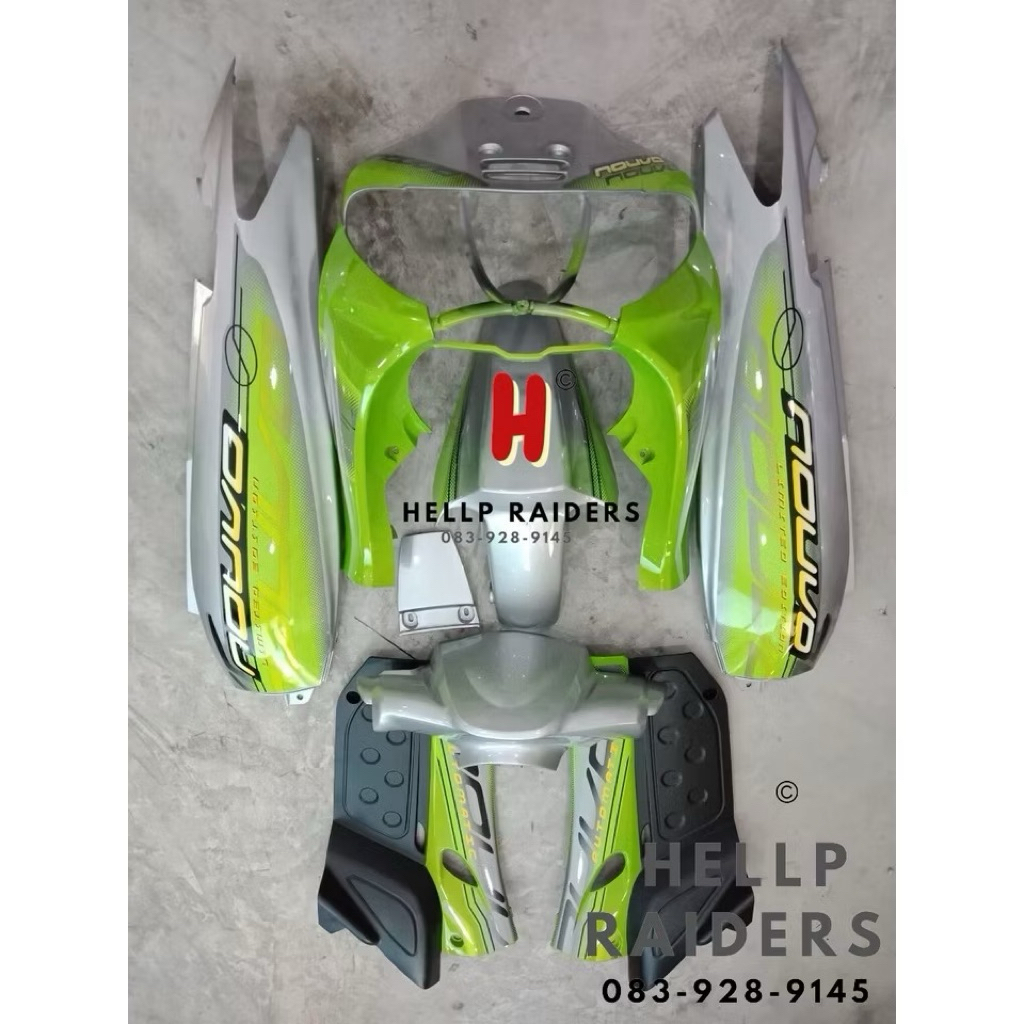 Body set Nouvo lele silver hijau limited edition import Thailand