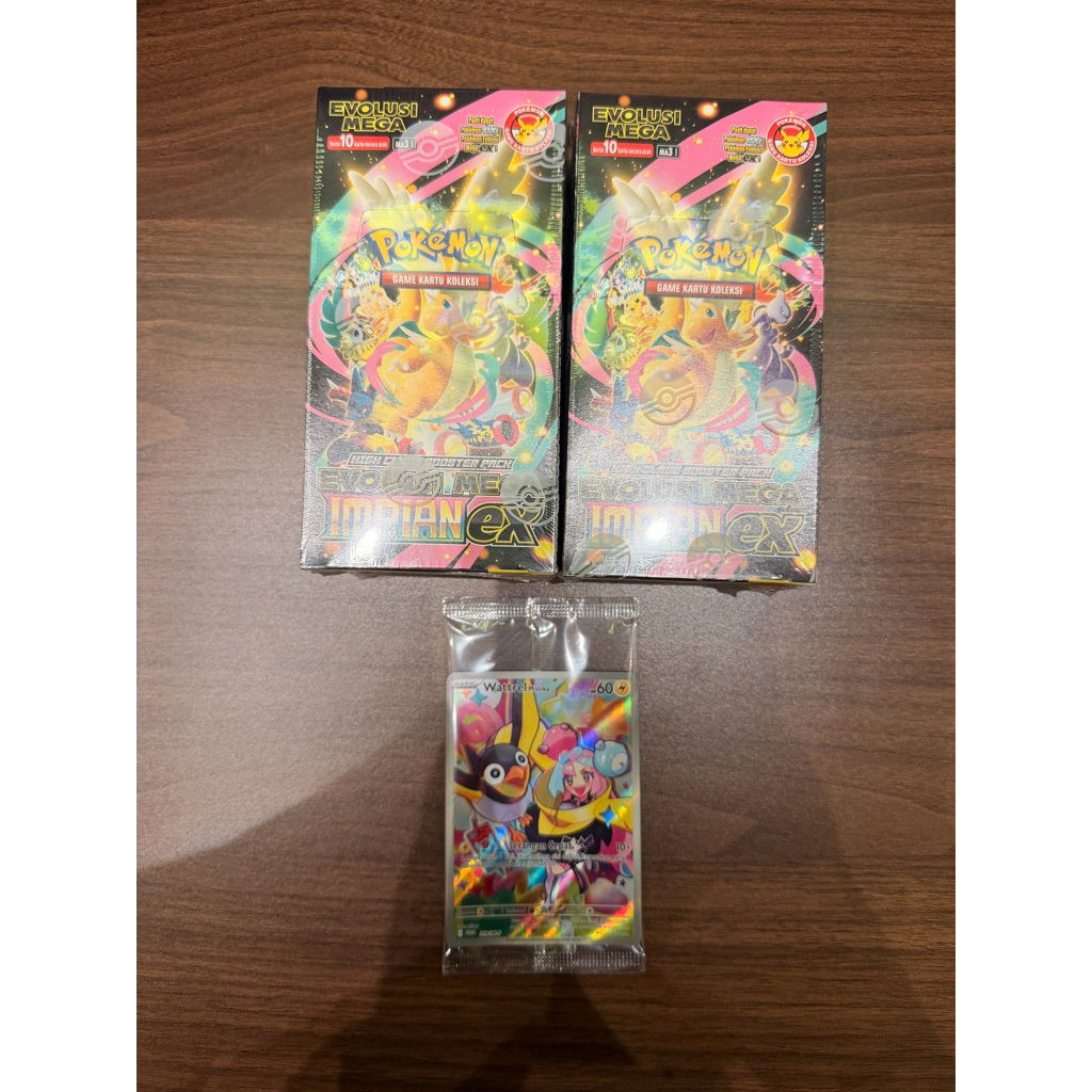 BOX EVOLUSI MEGA IMPIAN EX POKEMON CARD
