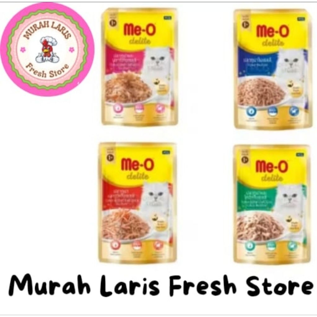 MAKANAN BASAH KUCING/WET FOOD CAT/ MEO POUCH PREMIUM/MEO POUCH DELITE/ MAKANAN BASAH MEO/MURAH LARIS