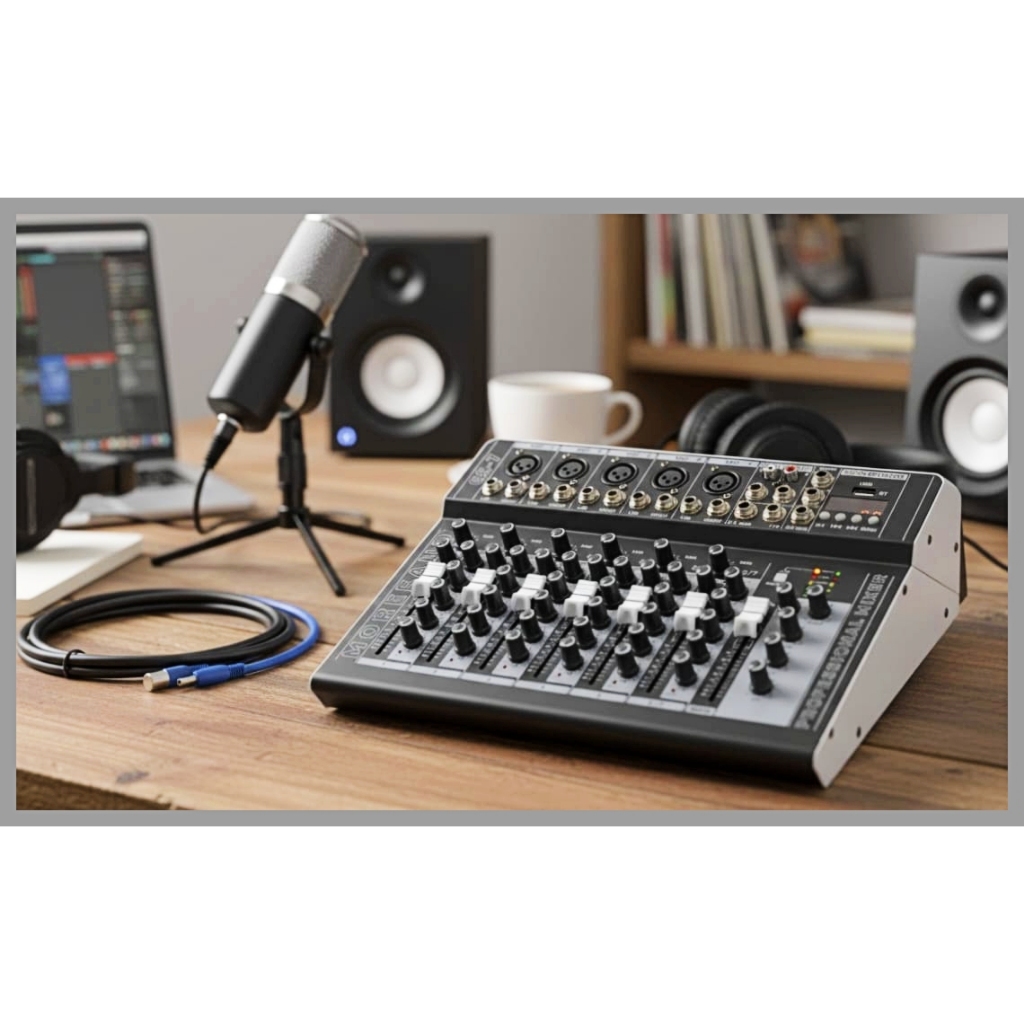 Audio Mixer MOREFAND GS-7 (7 Channel)