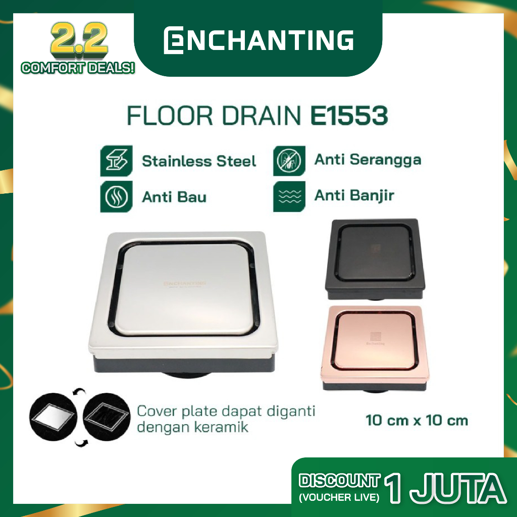 Floor Drain / Saringan Got Europe Enchanting E1553