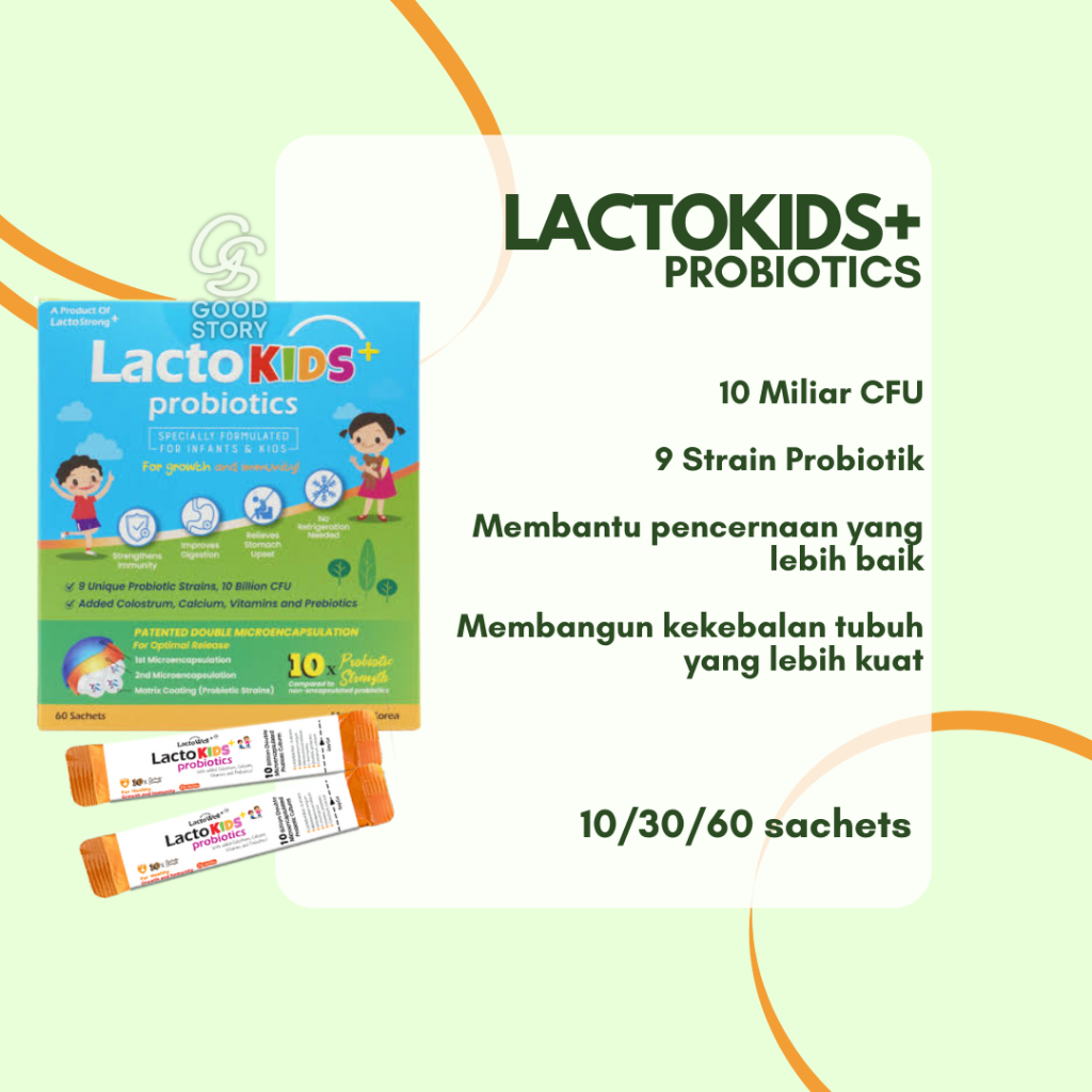 LACTOKIDS probiotics probiotik anak sachet