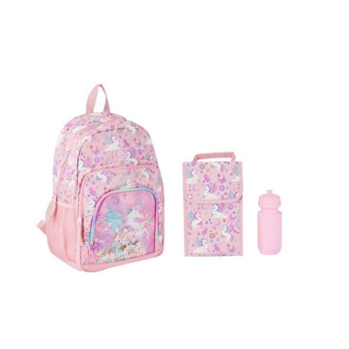 Backpack Anko set unicorn pink - ORIGINAL AUSTRALIA