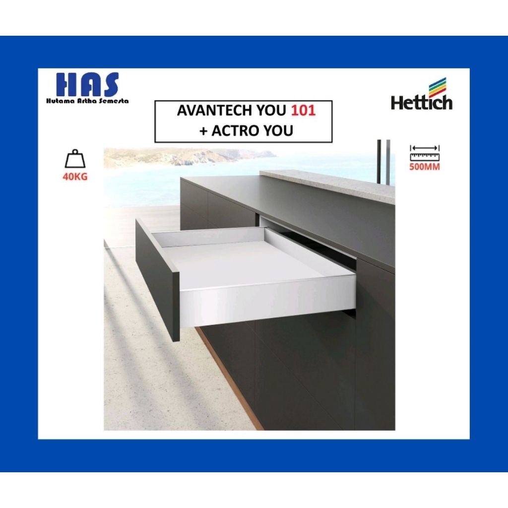 Hettich Avantech You 101 + Actro Youu Slow Motion