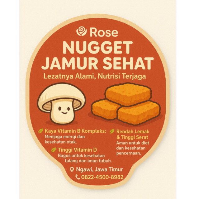 NUGGET JAMUR FROZEN FOOD
