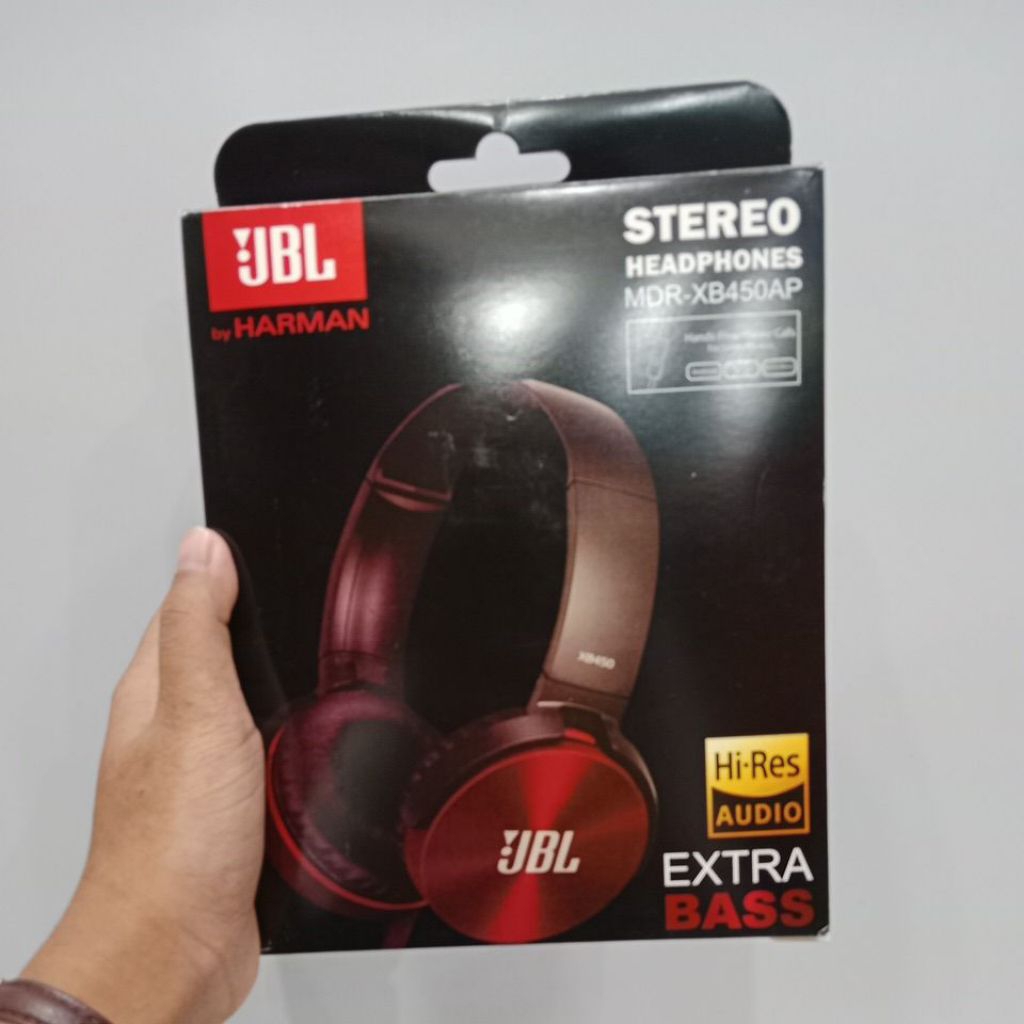 HEADPHONE JBL MDR-XB450AP