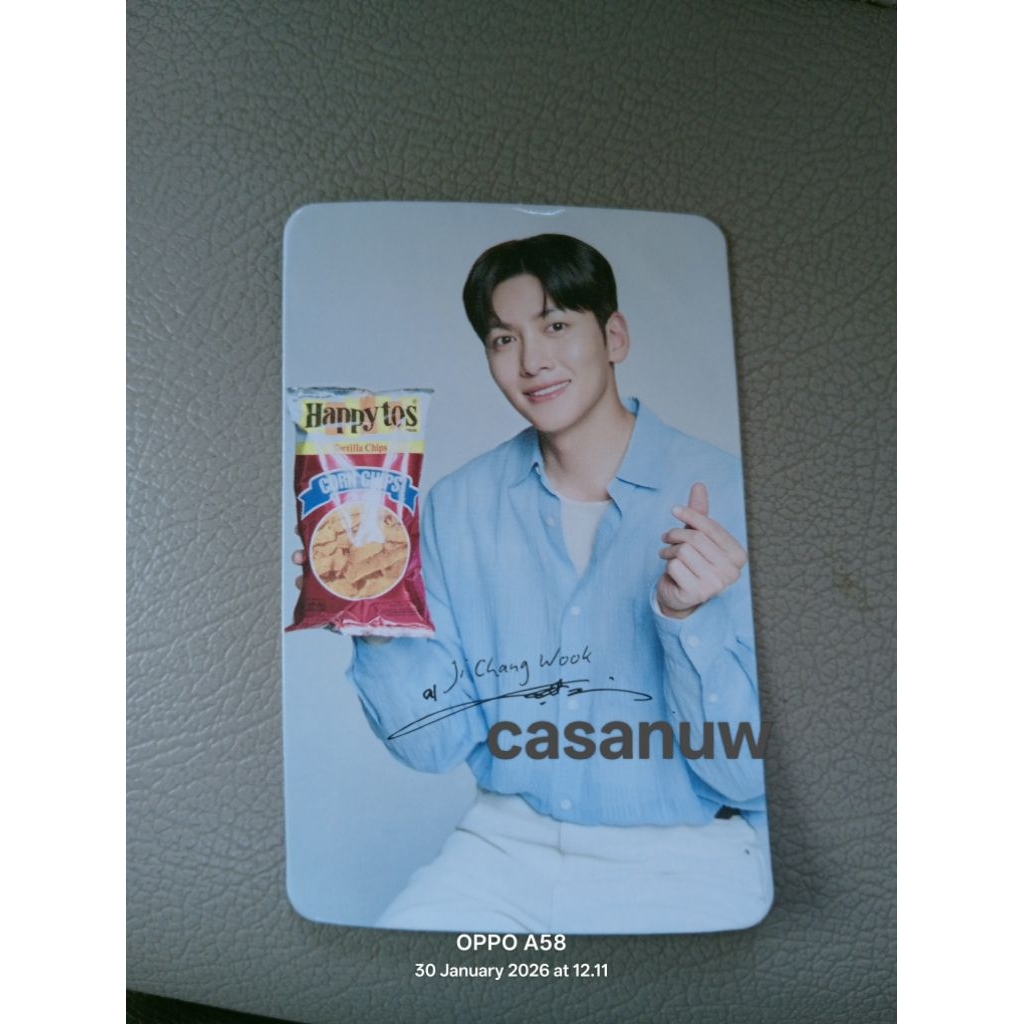 PHOTOCARD JI CHANG WOOK X HAPPYTOS