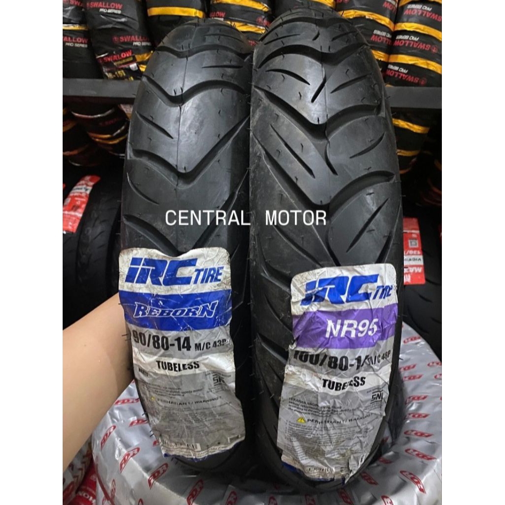 BAN LUAR IRC REBORN NR95 TUBELESS VARIO RING 14 90 80 100 80 14 125 NEW VARIO 150