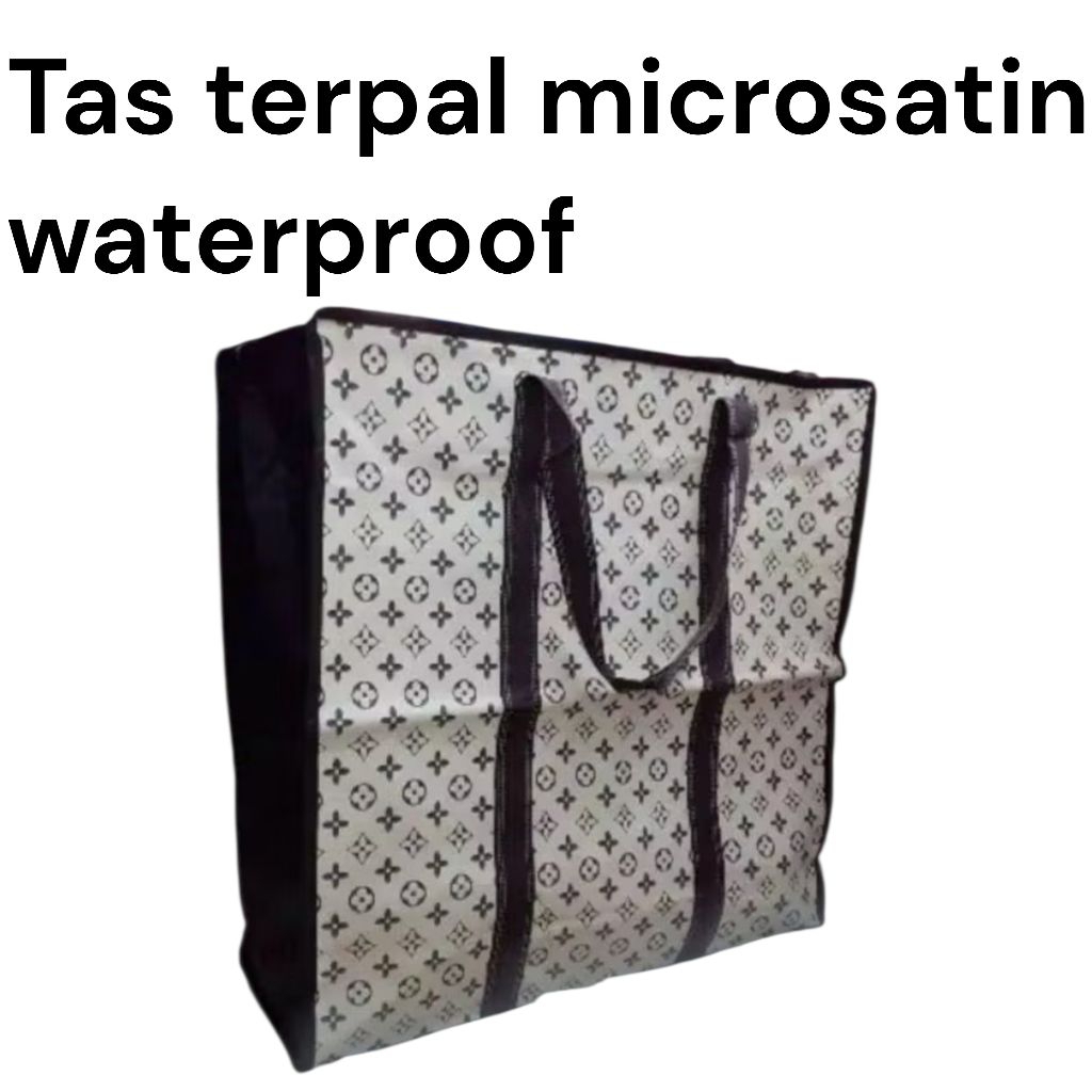 ( MICROSATIN ) Tas Terpal Microsatin /Tas Laundry Super Tebal