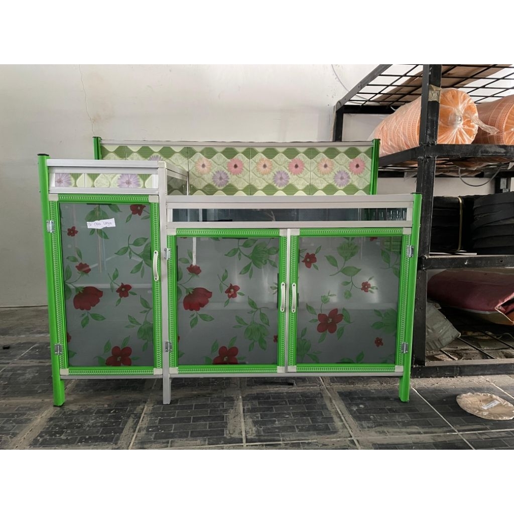 Meja Keramik Rak Kompor 3 pintu