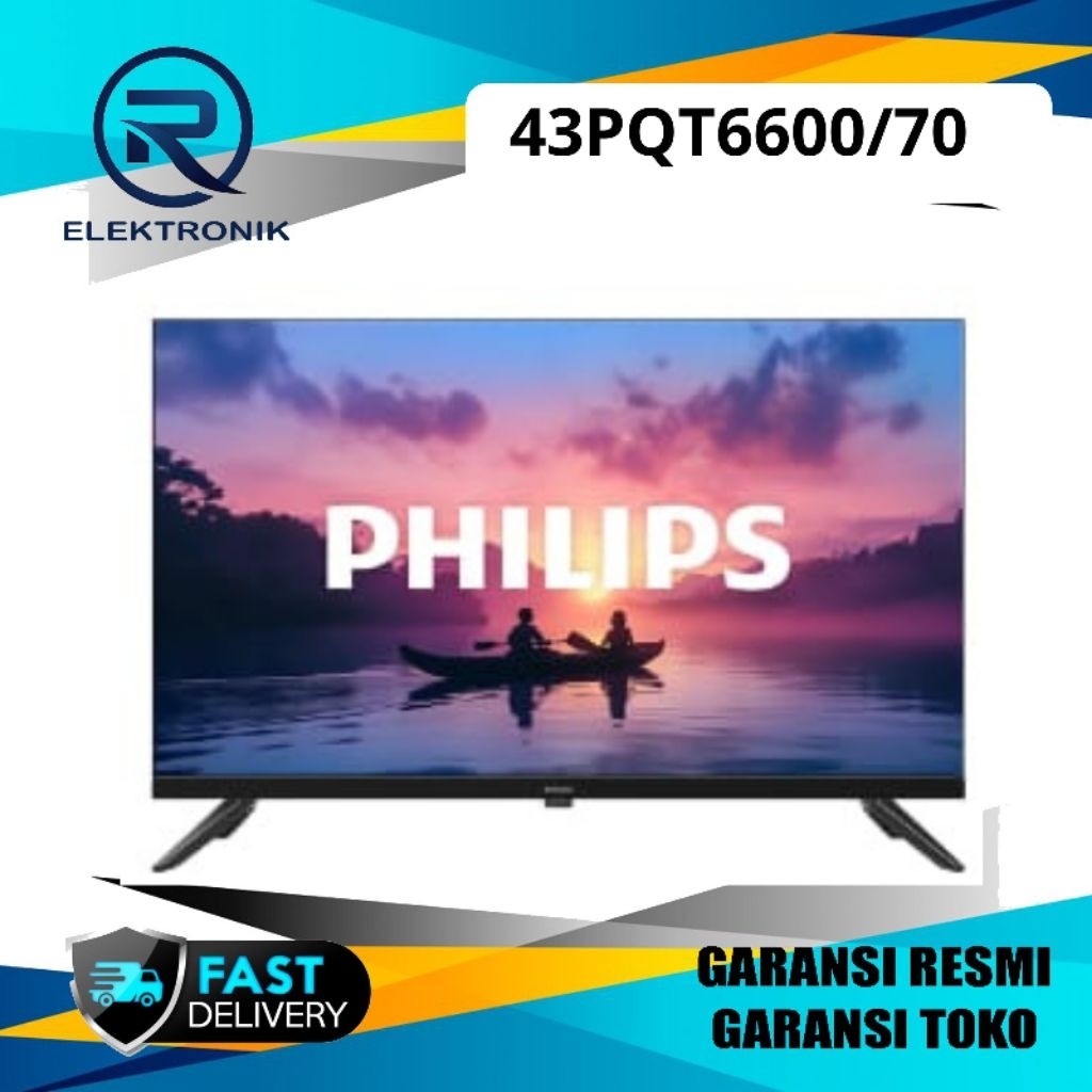 Philips 43PQT6600/70 Google Tv 43 Inch QLED TV 4K UHD 43PQT6600/70