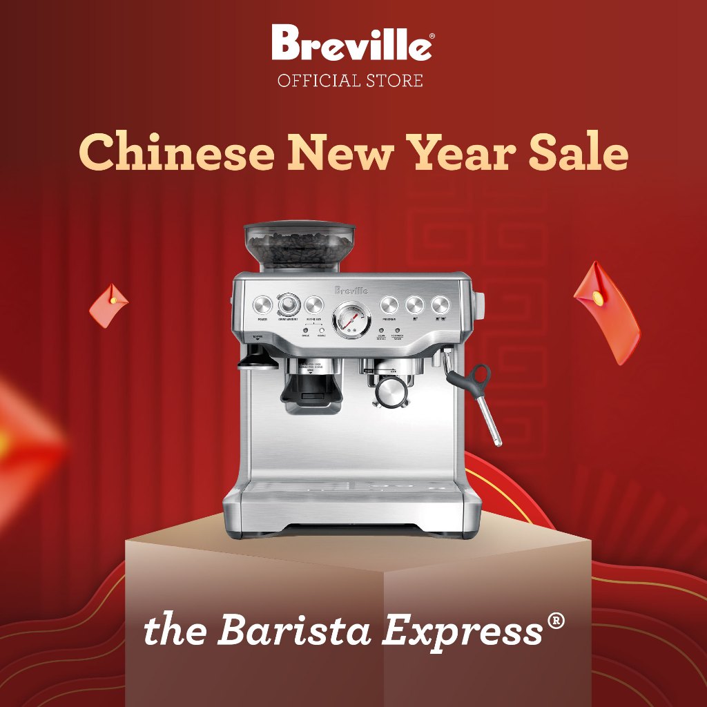 Breville the Barista Express - Mesin Kopi Espresso Otomatis