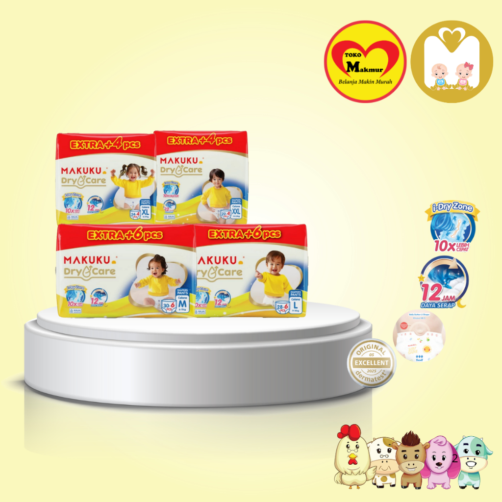 Makuku Dry Care Pants M30 / L28 / XL24 / XXL22 / Toko Makmur Baby Shop