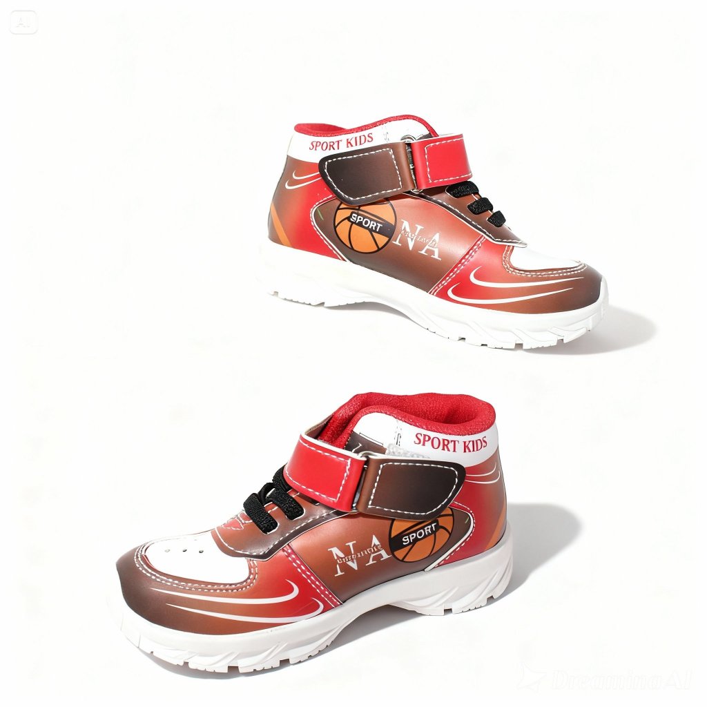 RAYA SHOES - SNEAKERS ANAK JORDAN NA BOLA |  MODEL HIGH VELCRO | SEPATU ANAK COWOK | SEPATU FASHION