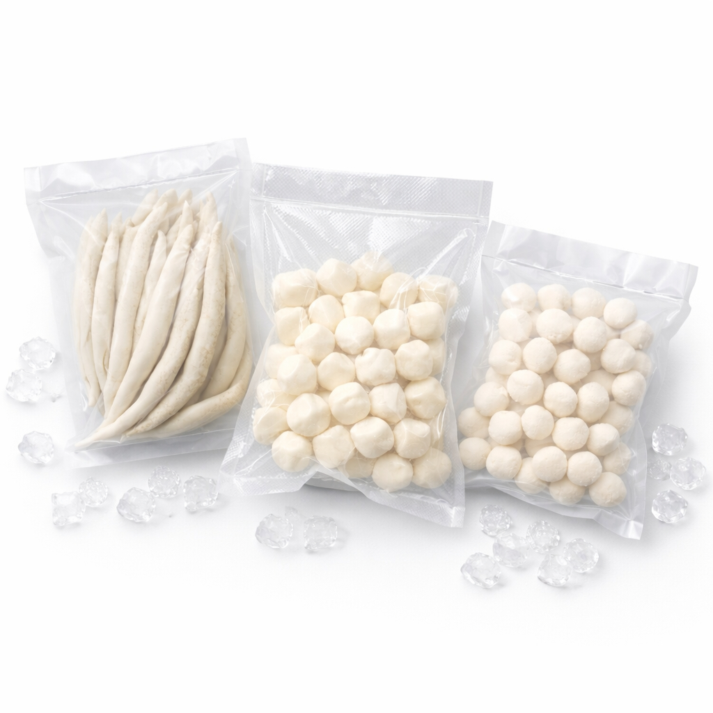 Frozen Tahu Bulat & Sotong – Siap Goreng, Fresh Harian