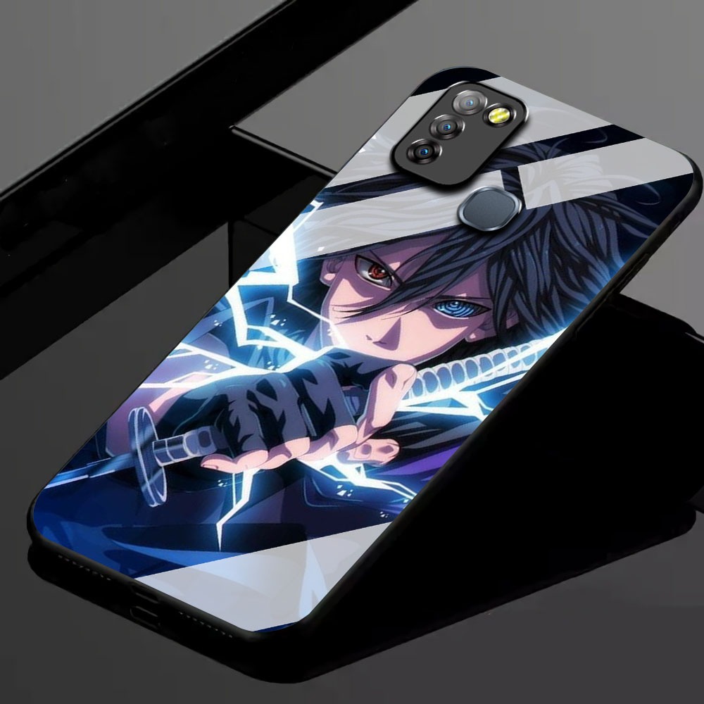 KK21 Softcase Glass Hp Terbaru For Infinix Smart 5/Smart 6 RAM 3 silikon Hp ada pelindung camera Cas