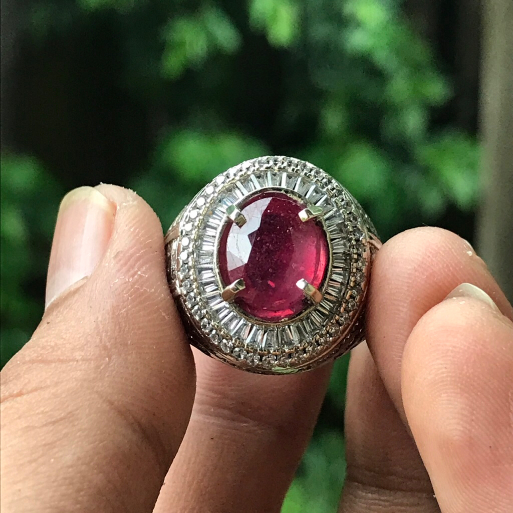 NATURAL CINCIN BATU PERMATA RUBY TANZANIA