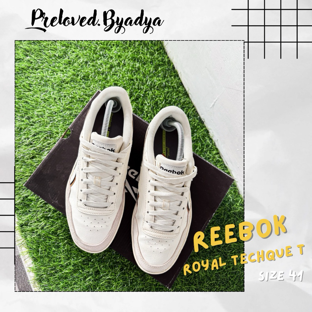 Preloved. Sepatu Original Reebok royal techque T size 41cm