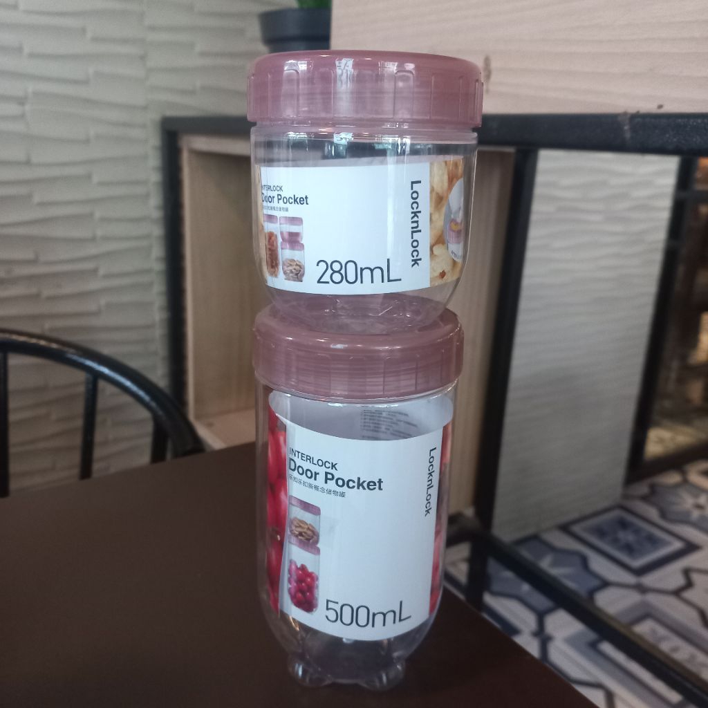 LocknLock Interlock Door Pocket 280ml & 500ml NEW