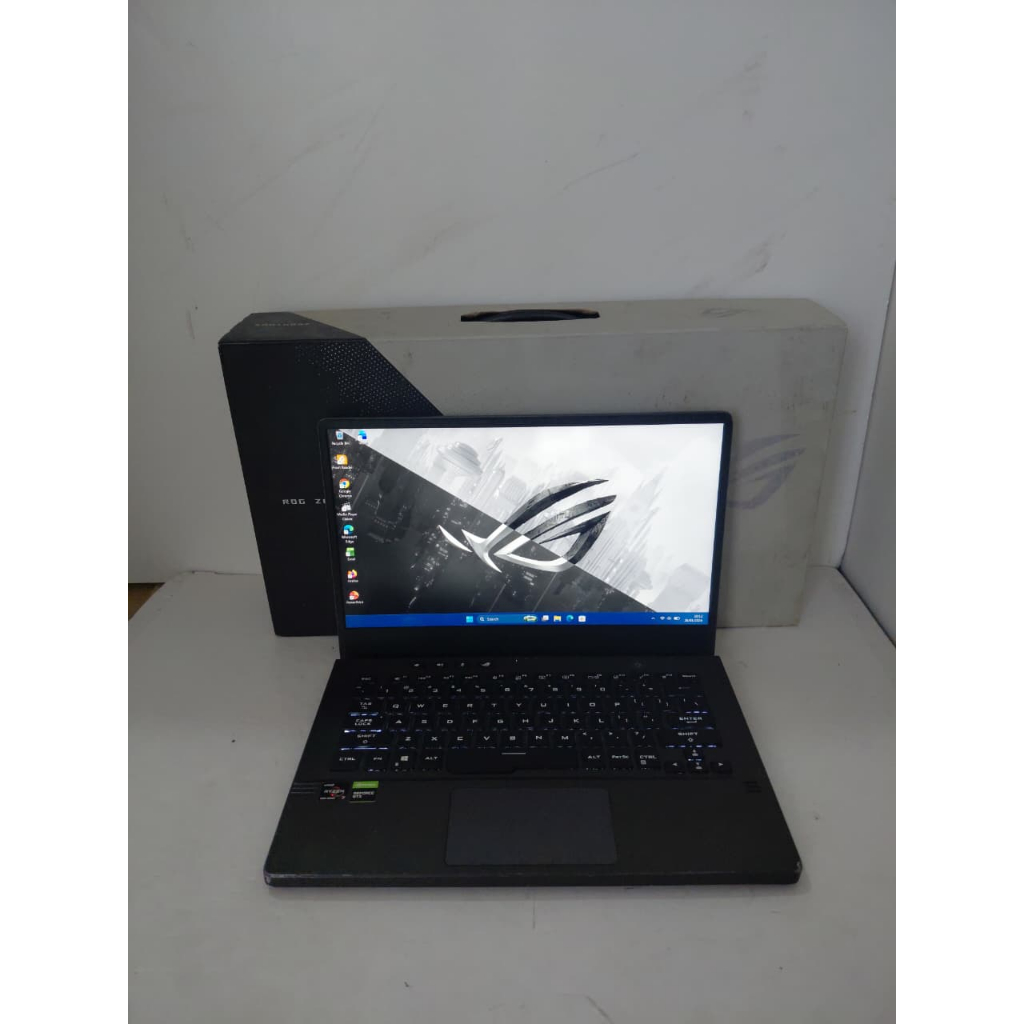 G AMD Ryzen 7-5800HS OctaCore laptop gaming gtx1650 4gb keyboard nyala metal chasing ROG ZHEPYRUS 16