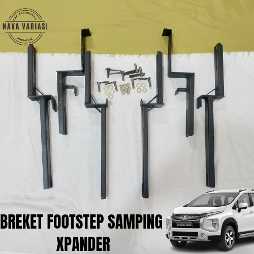 Dudukan Breket Footstep Pijakan Samping Mobil Xpander Model Bintik