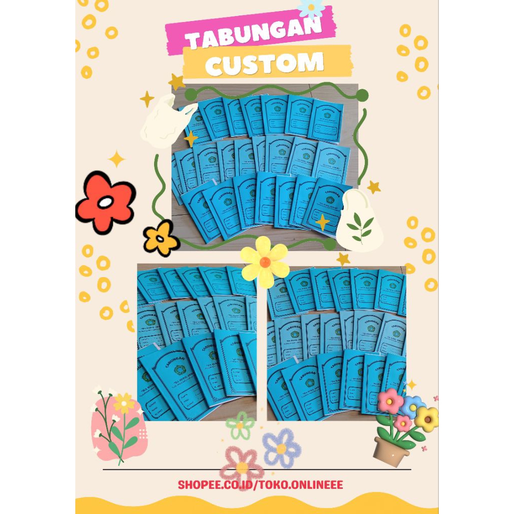 Buku Tabungan Custom, Buku Tabungan