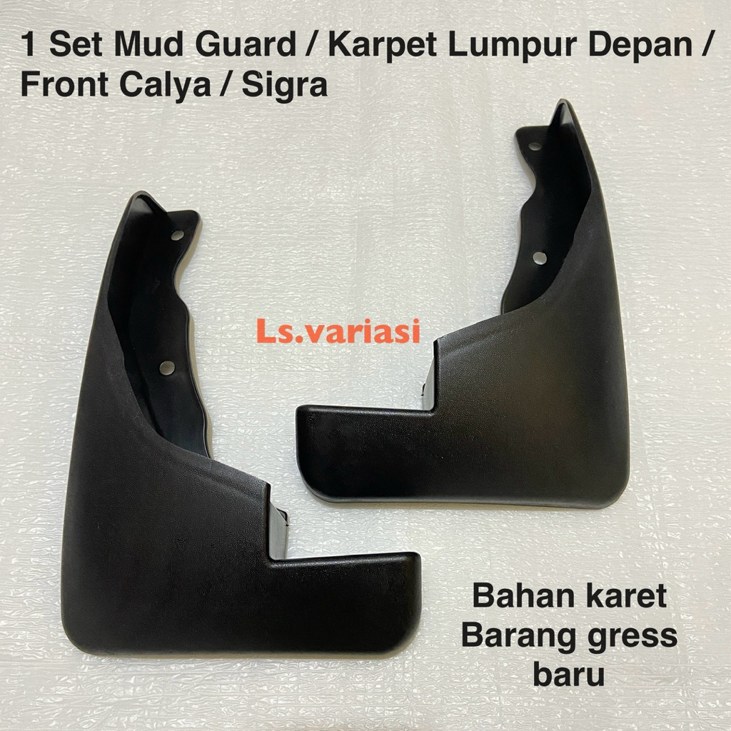 1 Set Mud Guard / Karpet Lumpur Depan / Front Calya / Sigra