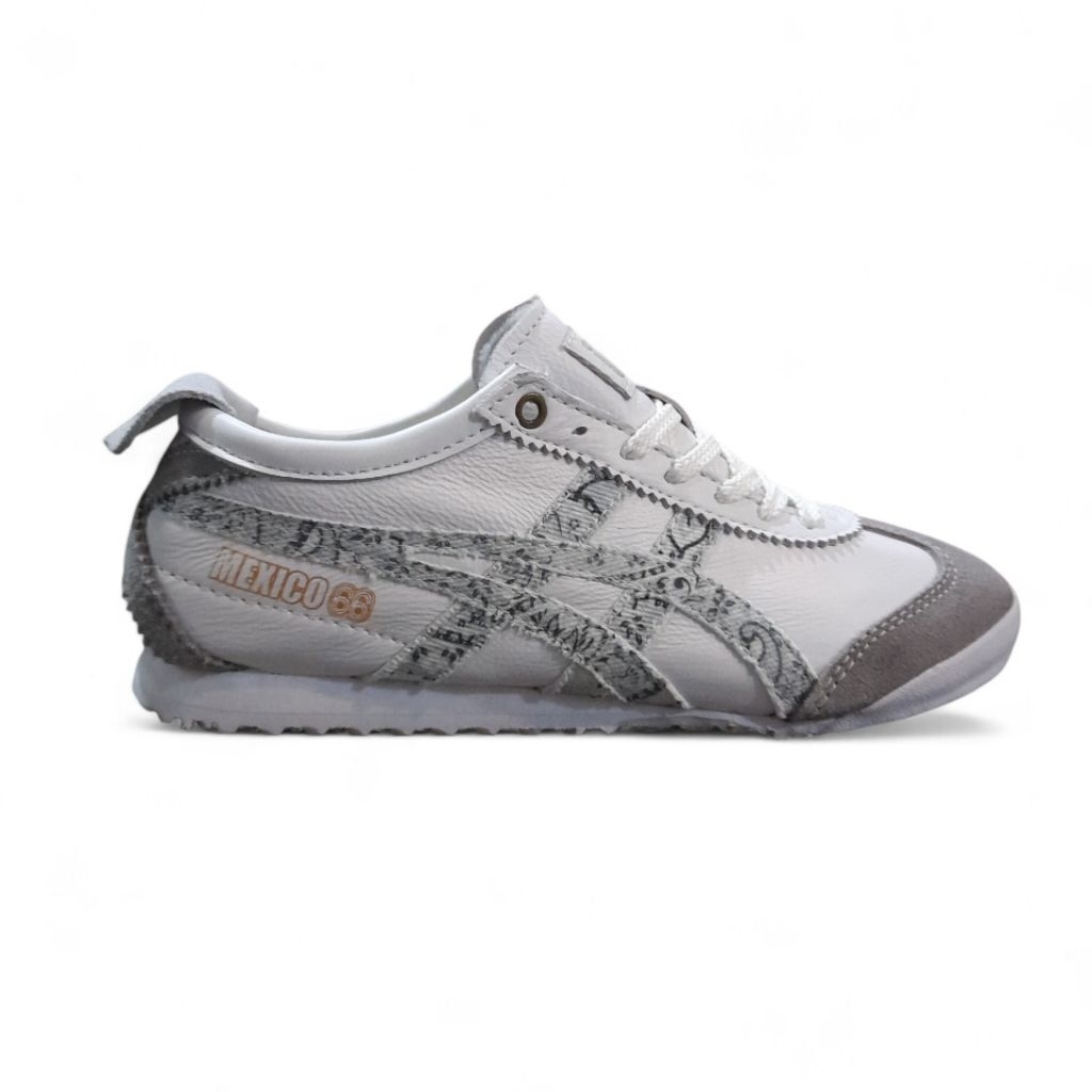 Sepatu Onitsuka Mexico66 White Grey