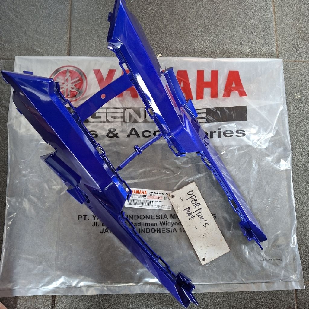 Legshield dek tengah jupiter MX king Mxking biru | 2PV-F842M-00-P1