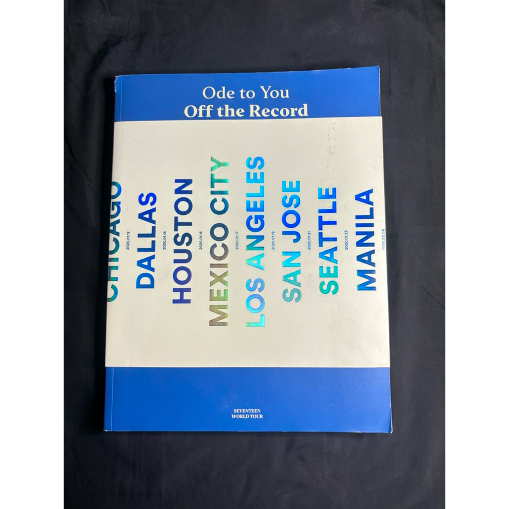 SEVENTEEN ODE TO YOU OTY OFF THE RECORD PHOTOBOOK