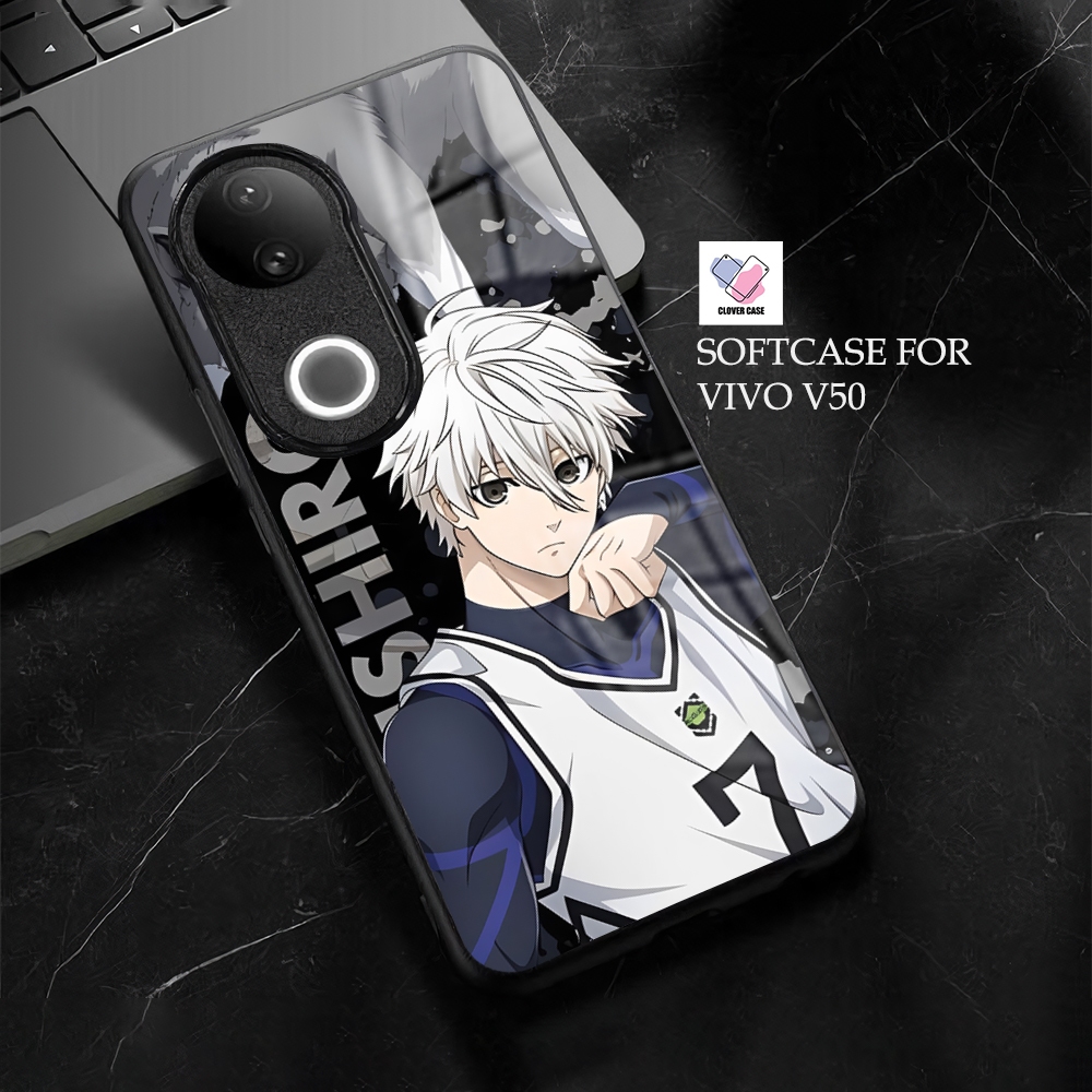 [AR96]  Case Glossy Case  | VIVO V50 | CASE KEKINIAN LUCU |  Casing Hp Kilau Motif NAGI SEISHIRO