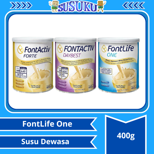 FONTLIFE One 400gr/Daybest 400gr/ FONTACTIV - Susu Dewasa