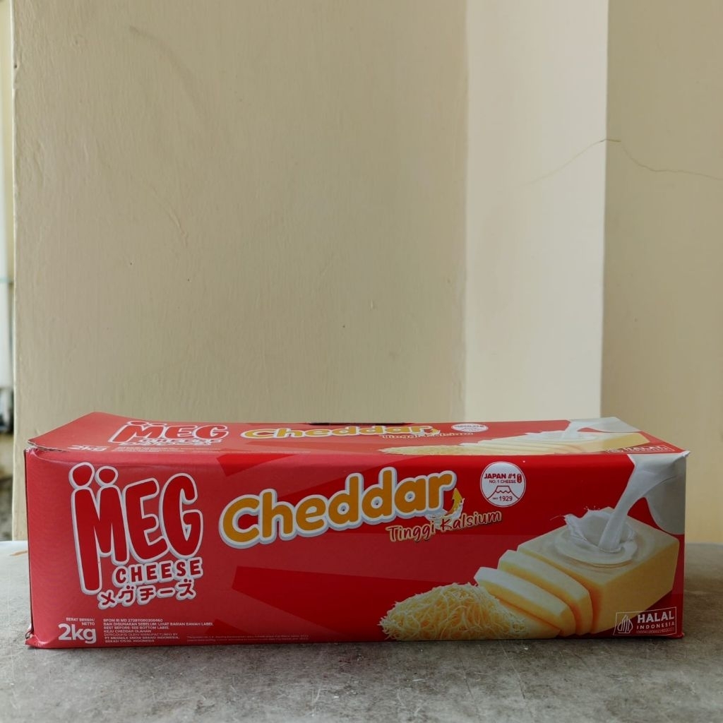 Keju Meg Cheddar 2kg