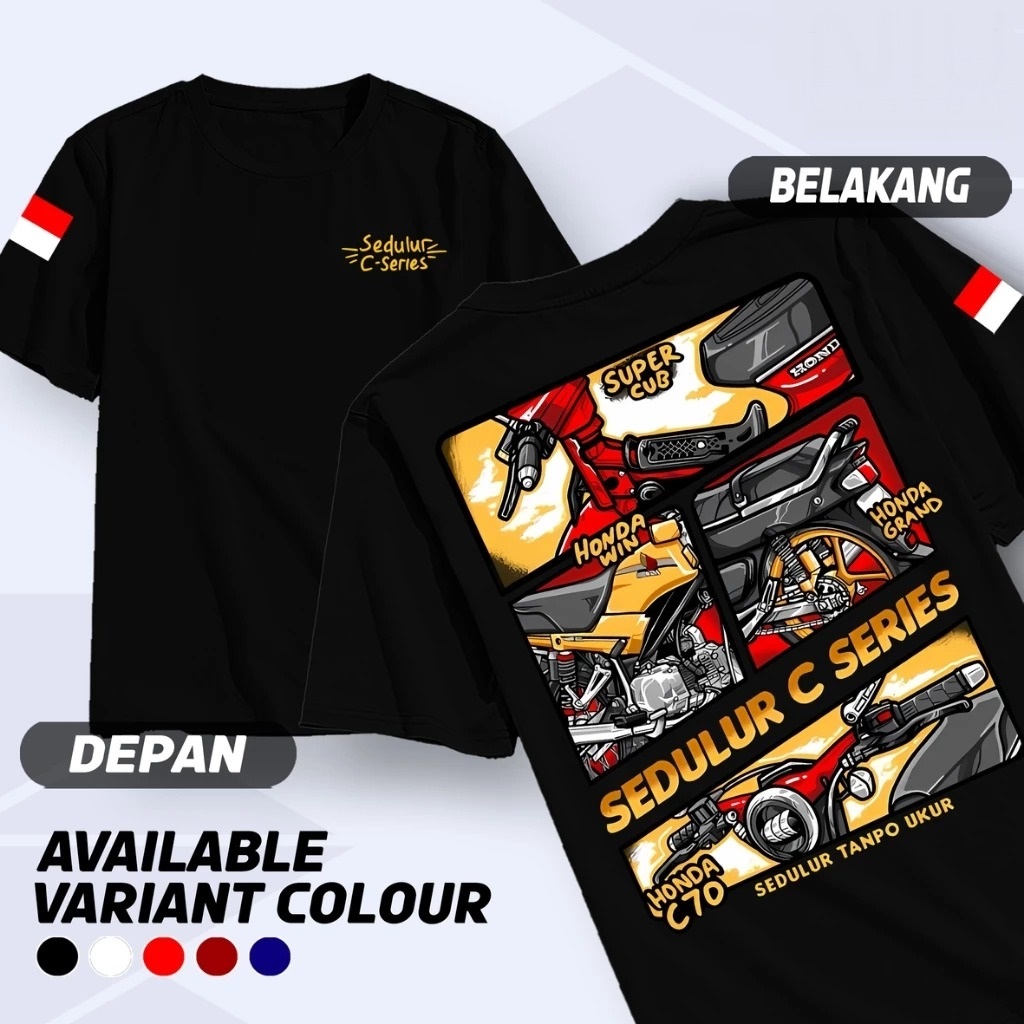 Kaos Racing SEDULUR CSERIES C70/ kaos Distro motif kata Racing SEDULUR CSERIES C70/ Tshirt Pria Wani