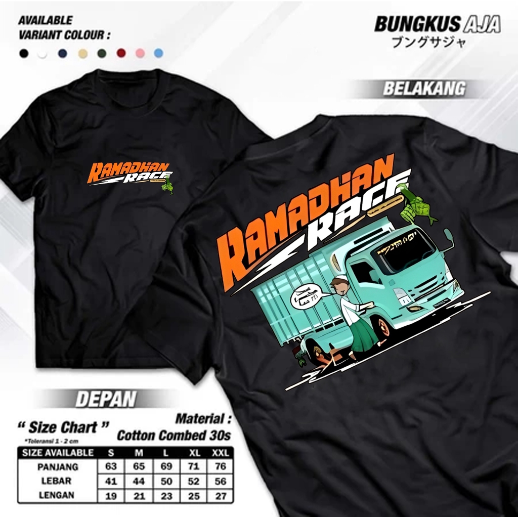 tshirt baju kaos ramadhan race truck / baju kaos truk