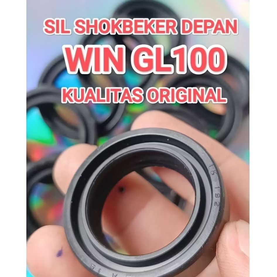 KUALITAS ORIGINAL OIL SEAL SIL SHOCK SOK DEPAN MOTOR GL100 WIN CB 100 TORNADO SHOGUN KEBO SATRIA 2T 