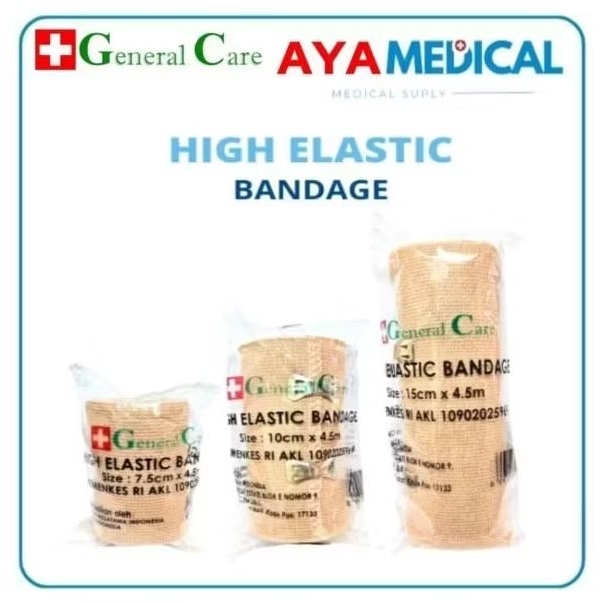 GENERAL CARE High Elastic Bandage / perban elastis / perban olahraga / perban cedera / gc elastic ba