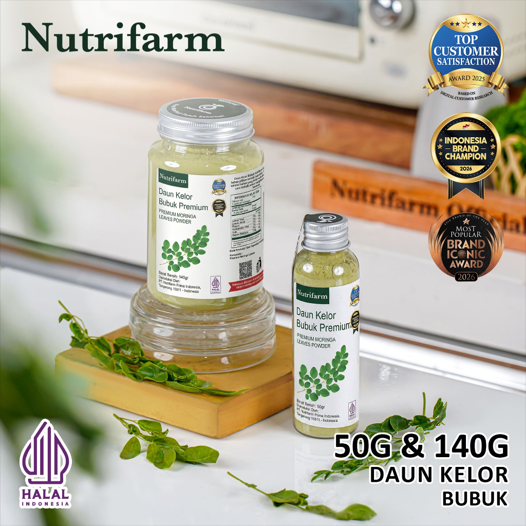 Nutrifarm Daun Kelor Bubuk 50 gr 140 gr