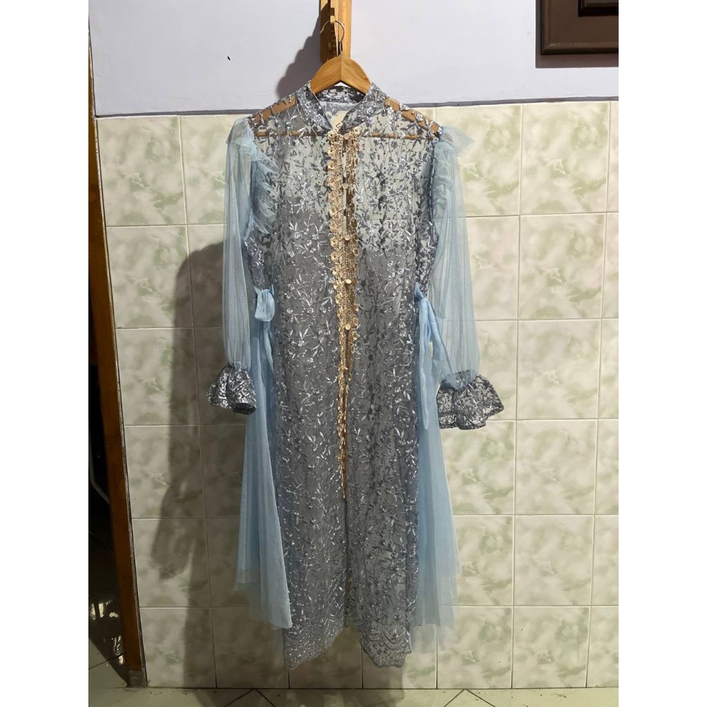Outer Tile Premium | Cardigan Brukat Lebaran / Kondangan cantikk | NEW YA BUKAN PRELOVED