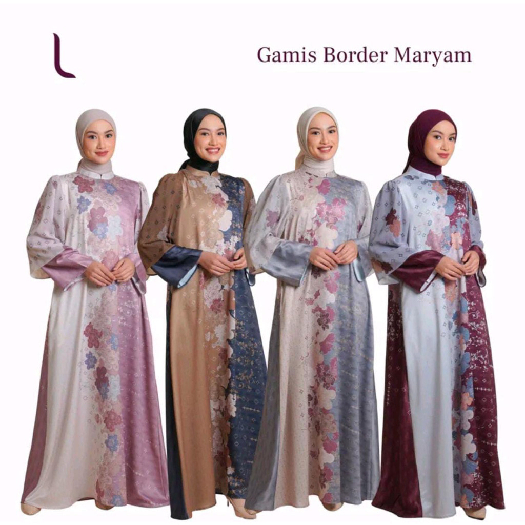Gamis bordir maryam elzatta gamis elzatta