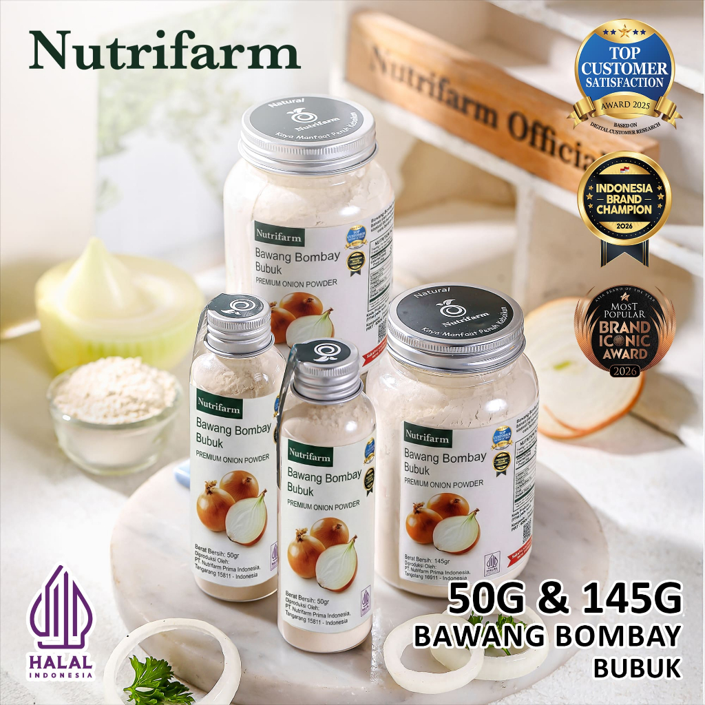 Nutrifarm Bawang Bombay Bubuk 50g 145g
