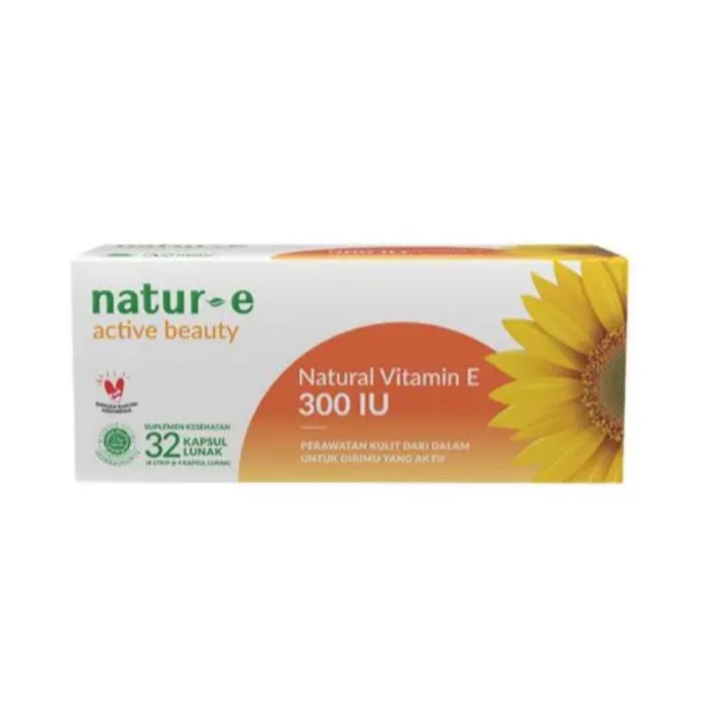 NATUR E ACTIVE BEAUTY VITAMIN E 300 IU MULTIVITAMIN KULIT DAN RAMBUT.