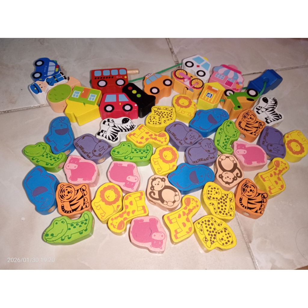 mainan kayu meronce preloved