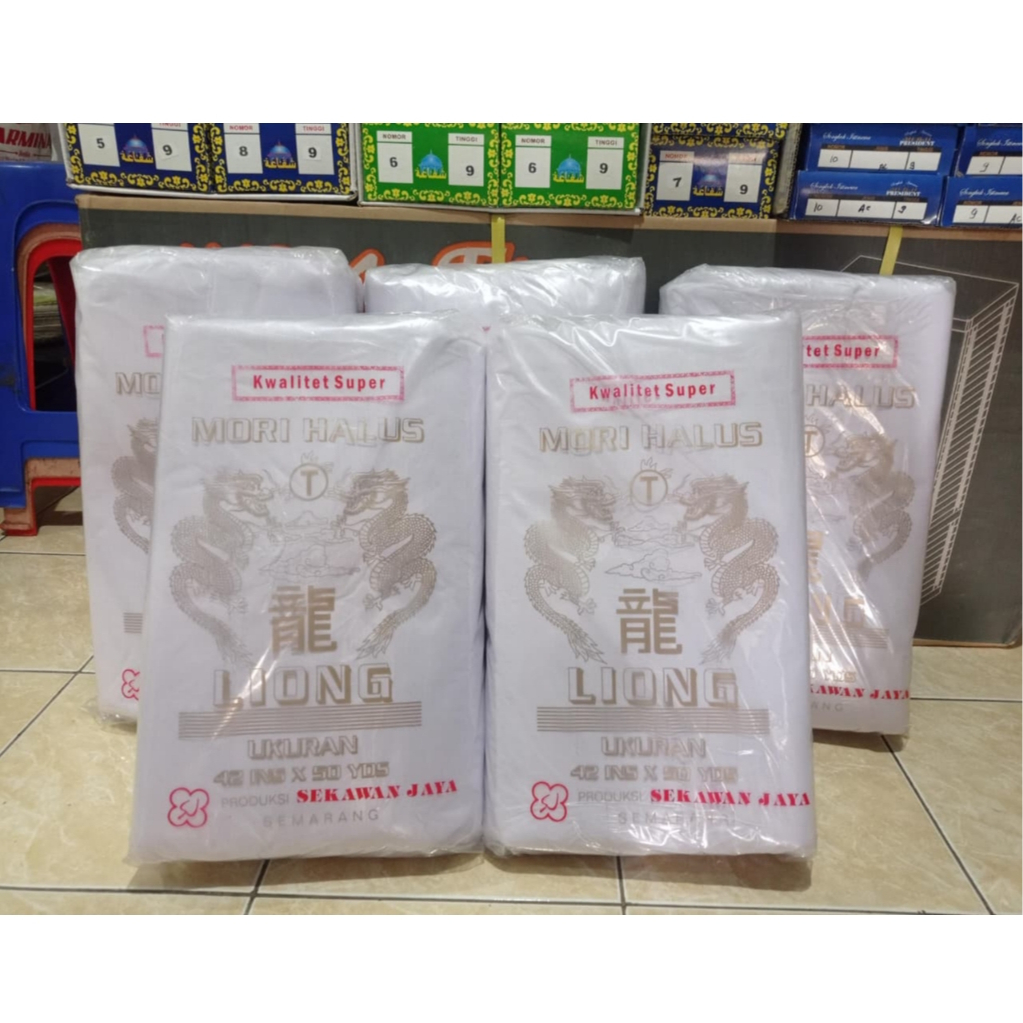 Kain Mori Kafan LIONG Sekawan Jaya Halus Bisa Disobek