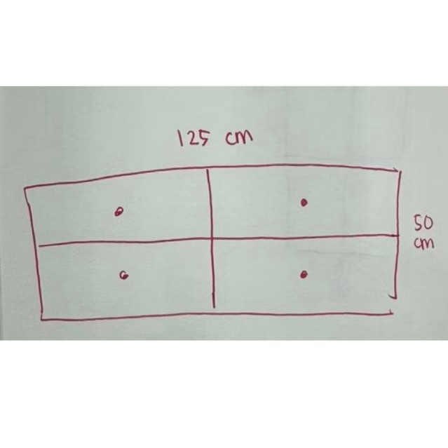 Lemari Laci 4 Rotan Sintetis