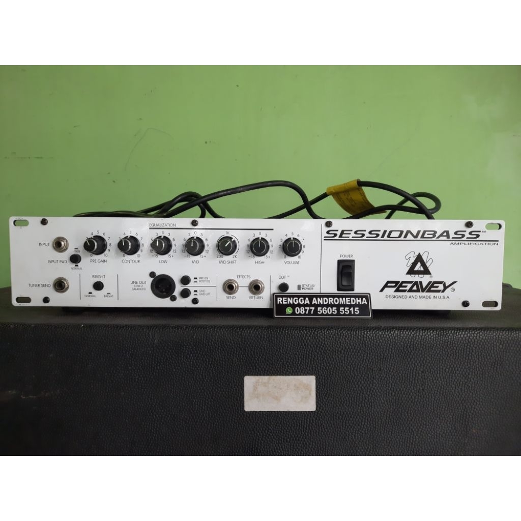 Head Bass Peavey Sessionbass USA bk Ampli Fender Marshall Ampeg Hartke Gallien Krueger