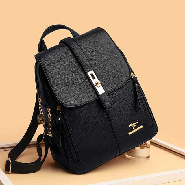 Ransel Wanita Korean Style Kulit Premium Remaja Tas Ransel Kekinian Import Trendy Backpack Perempuan