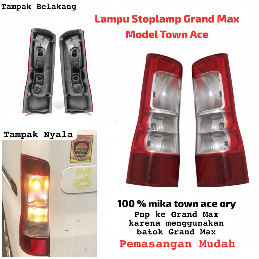lampu stoplamp toyota town ace daihatsu grandmax lampu stoplamp belakang grandmax town ace