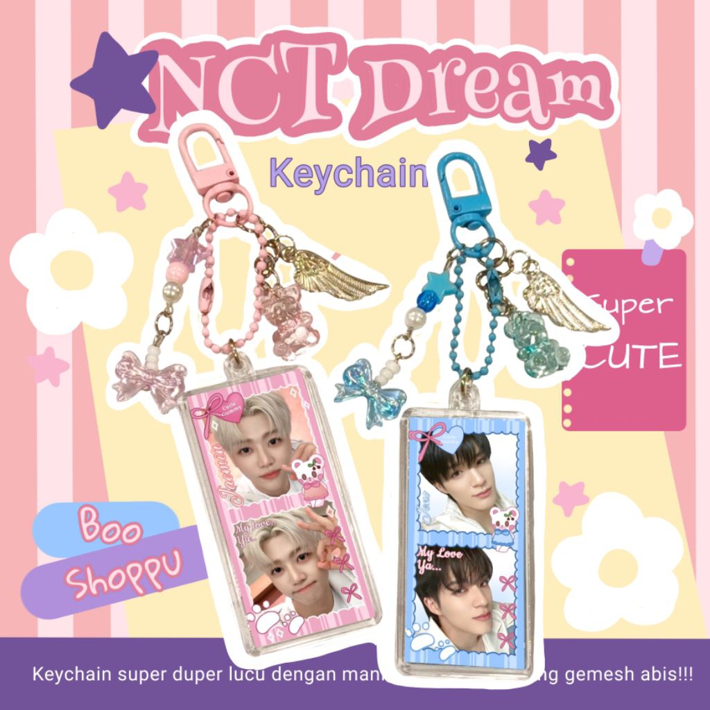 KEYCHAIN PHOTOSTRIP NCT DREAM/ NCT DREAM CLEAR KEYCHAIN ACRYLIC/ GANTUNGAN KUNCI NCT DREAM/ GANCI KE