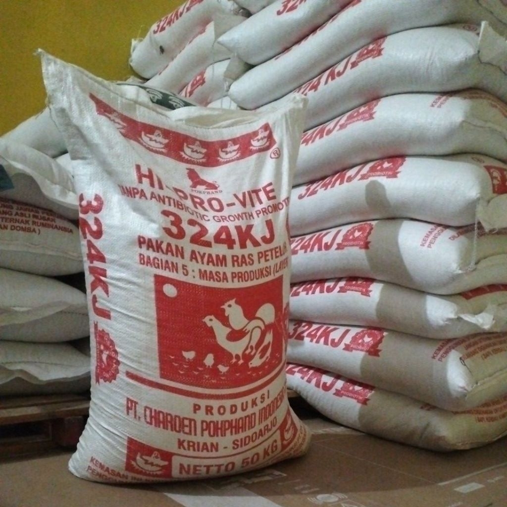 324Kj 50kg PAKAN AYAM PETELUR ORIGINAL CHAROEN POKPHAND